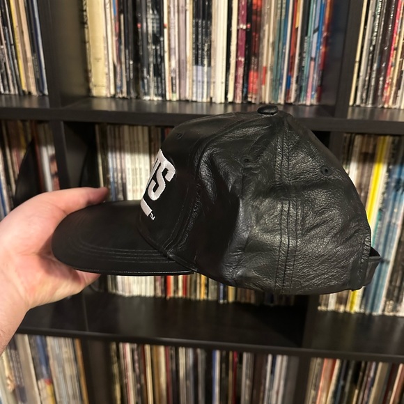 Vintage Genuine Leather NFL New York Giants Hat - Picture 3 of 7